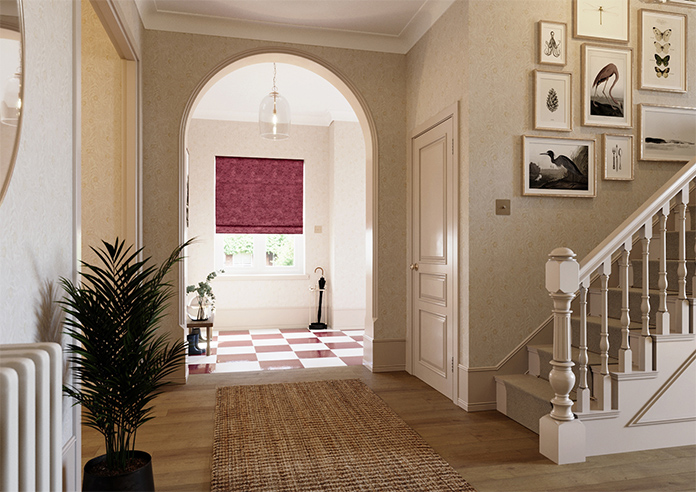 Maurice, Raspberry - Roman Blind - Image 7